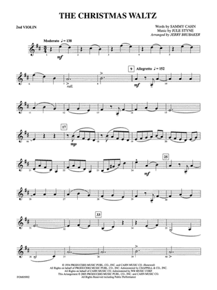 The Christmas Waltz: 2nd Violin