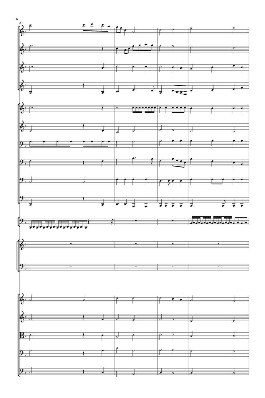 Let all things now living 4-Part scores gallery preview page 6