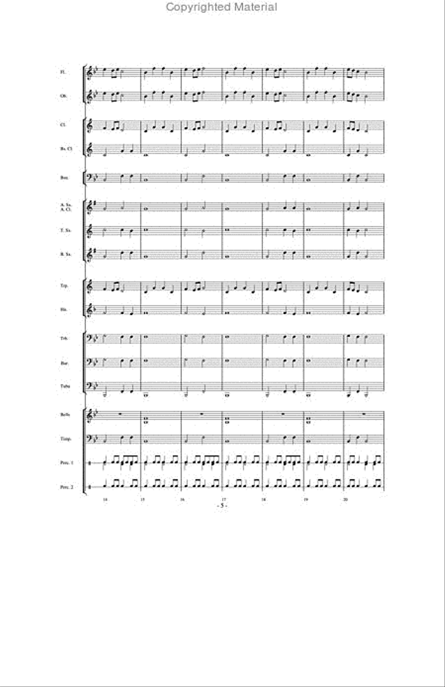 Heroes and Glory Heroes and Glory Concert Band scores gallery preview page 4