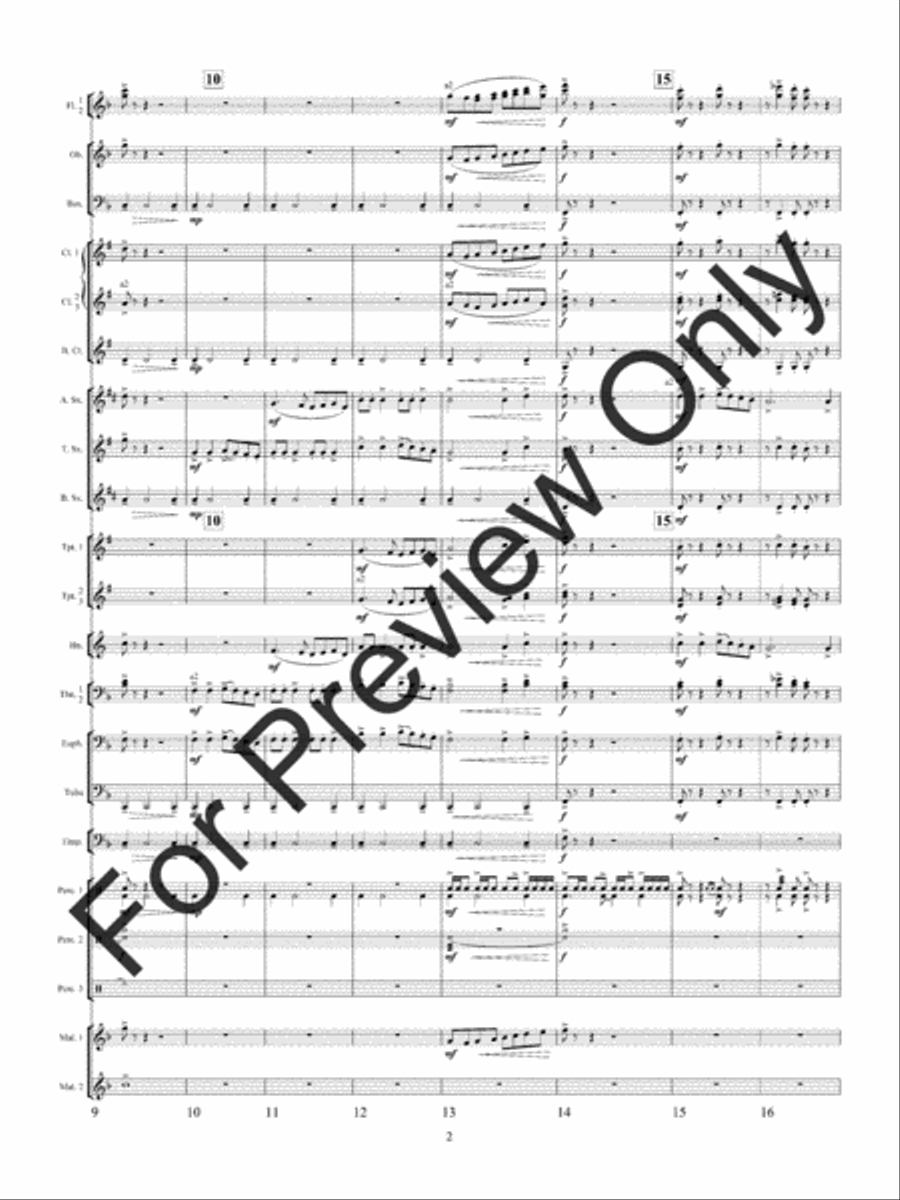 Christmas Bells Are Ringing Concert Band scores gallery preview page 5