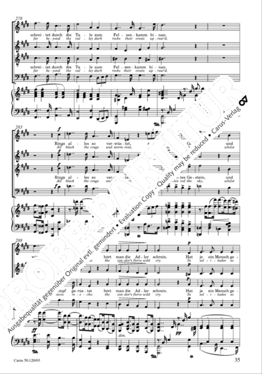 Christoforus + Das Tochterlein des Jairus (Gesamtausgabe, Bd. 9) 4-Part scores gallery preview page 36