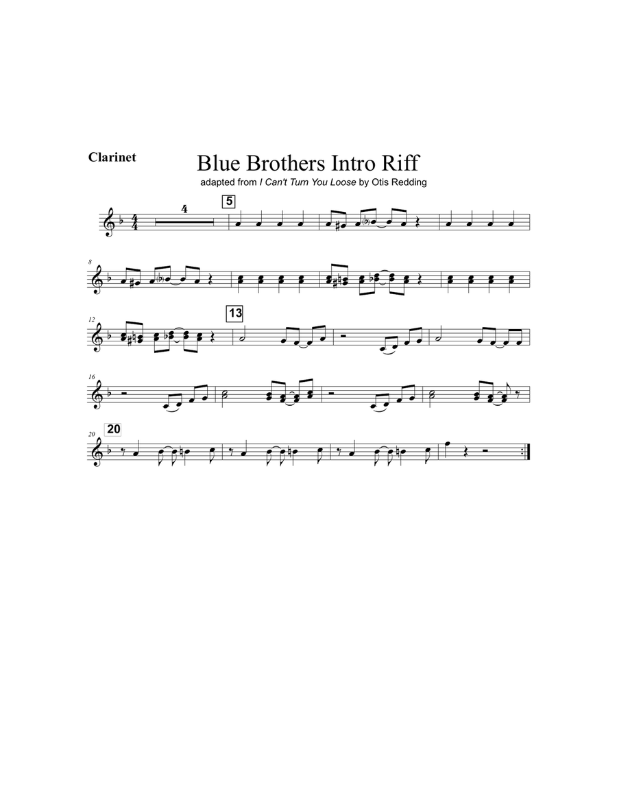 I Can't Turn You Loose Jazz Ensemble scores gallery preview page 4