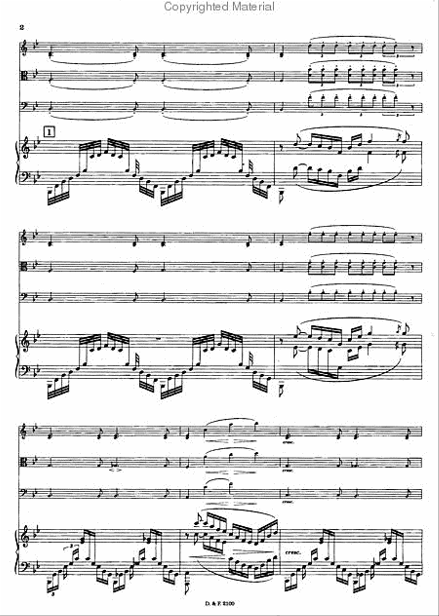 Piano Quartet, Op. 41 Piano Quartet scores gallery preview page 3
