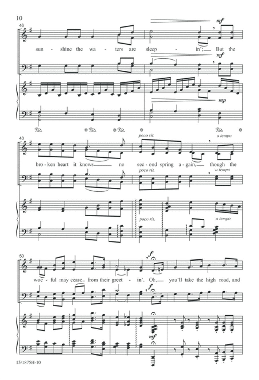 Loch Lomond 4-Part scores gallery preview page 11