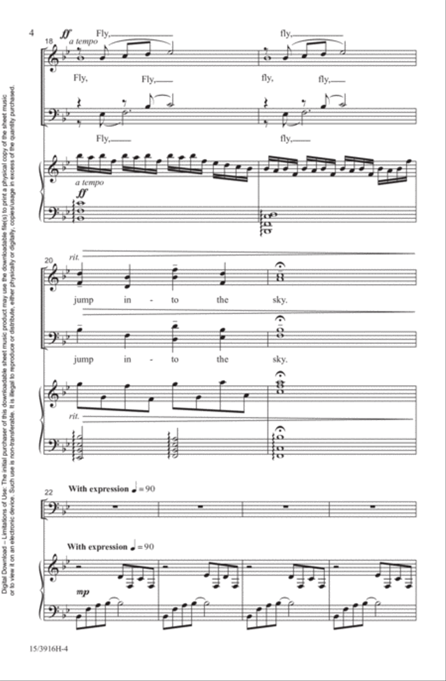 Fly 4-Part scores gallery preview page 4