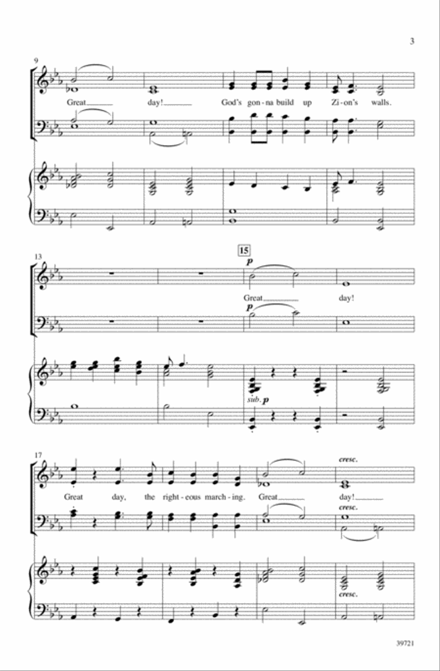 Great Day! Great Day! Choir scores gallery preview page 2