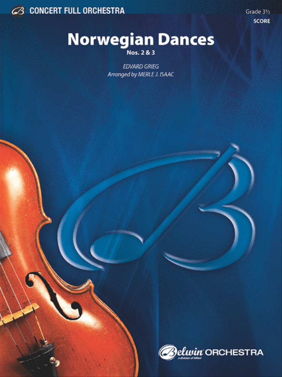 Norwegian Dances Nos. 2 & 3 Full Orchestra scores gallery preview page 1