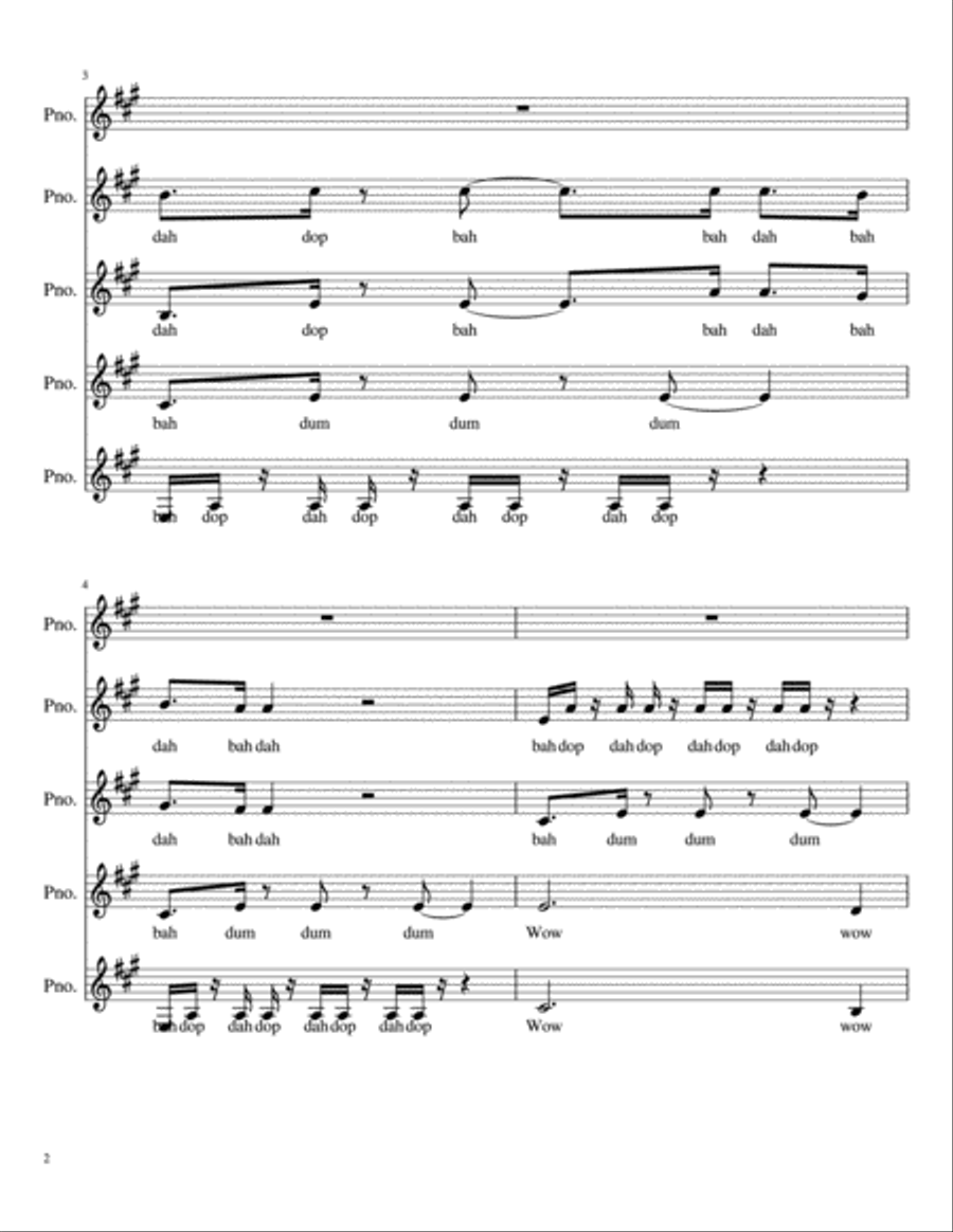 Dancing Queen Small Ensemble scores gallery preview page 2