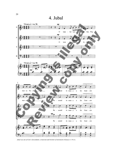 Four Carols (Choral Score) image number null