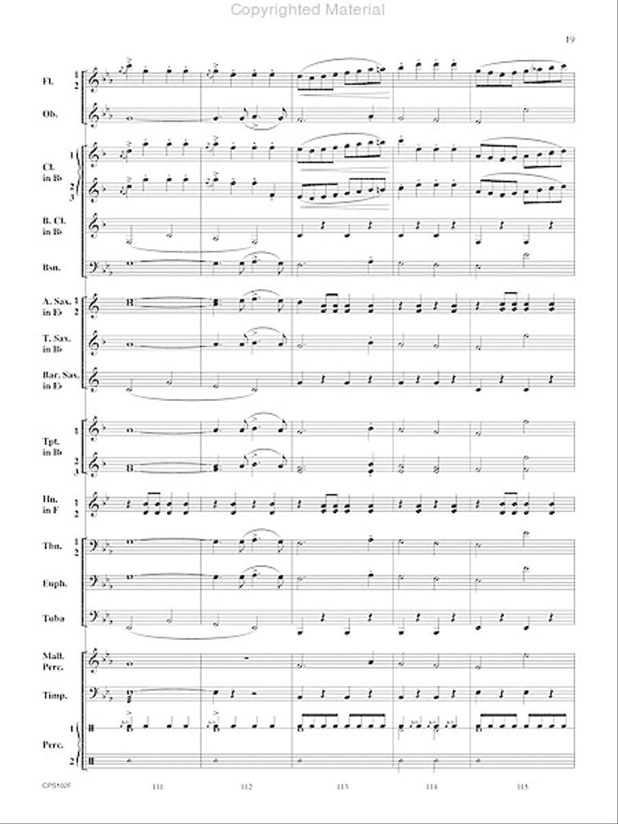 Rifle Regiment Rifle Regiment Concert Band scores gallery preview page 20