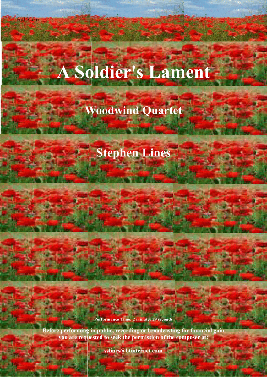 A Soldier's Lament - String Quartet image number null