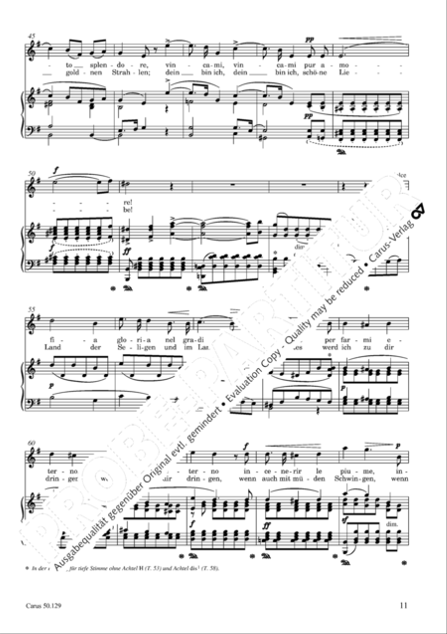Gesange op. 129 (hohe Stimme) Score scores gallery preview page 12
