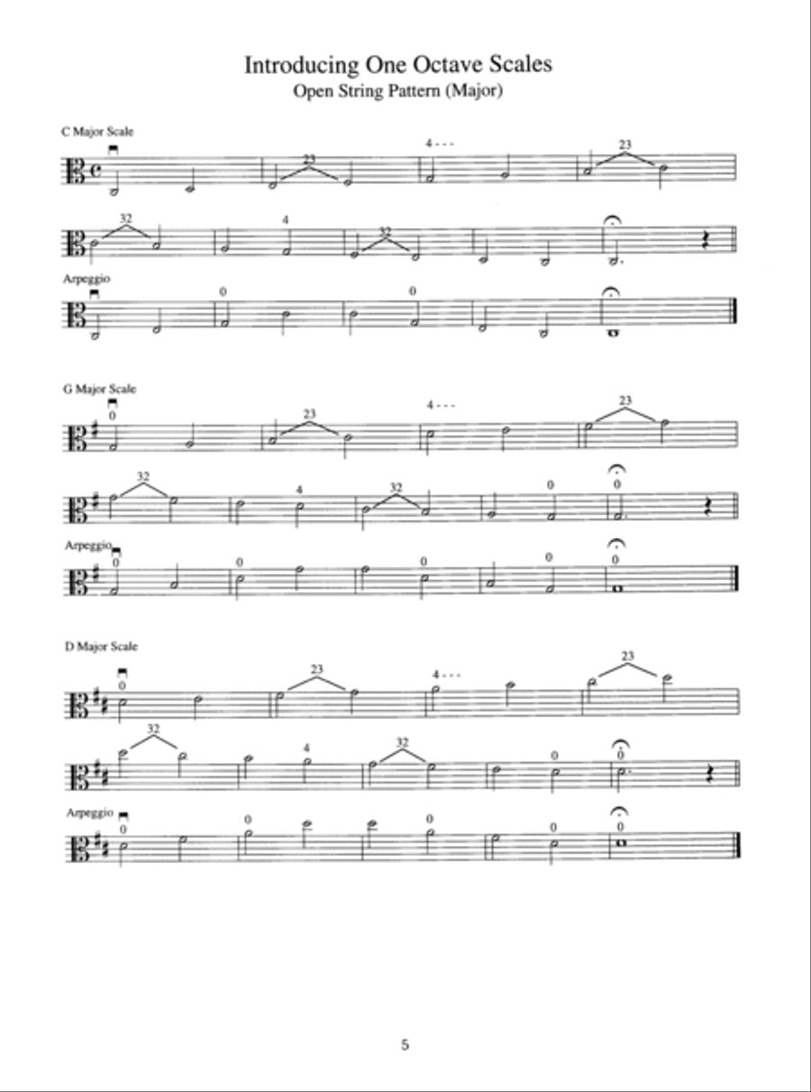 Progressive Scale Studies for Viola