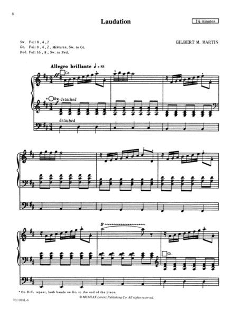 Pipe Dusters, Vol. 3 Pipe Dusters, Vol. 3 Organ Solo scores gallery preview page 6