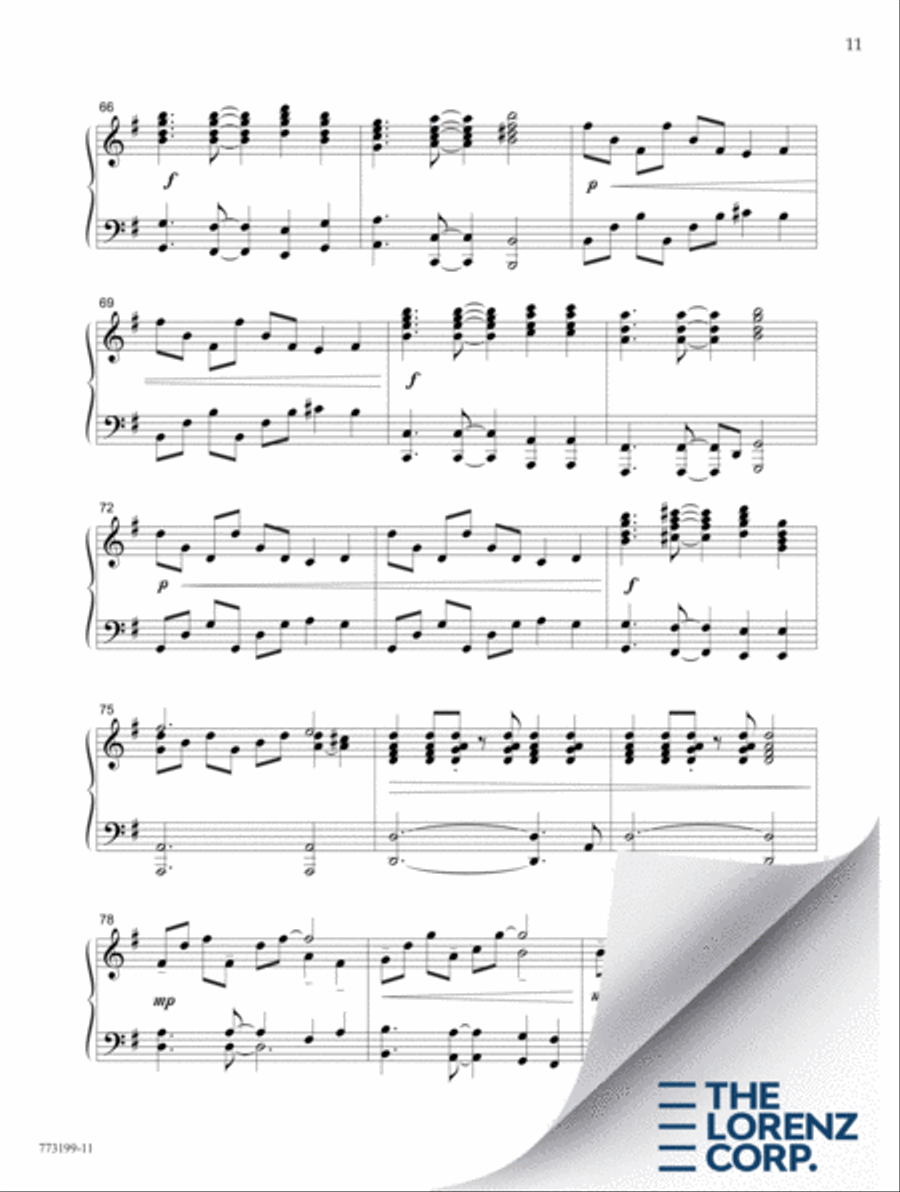 I Come To Thee Piano Solo scores gallery preview page 12
