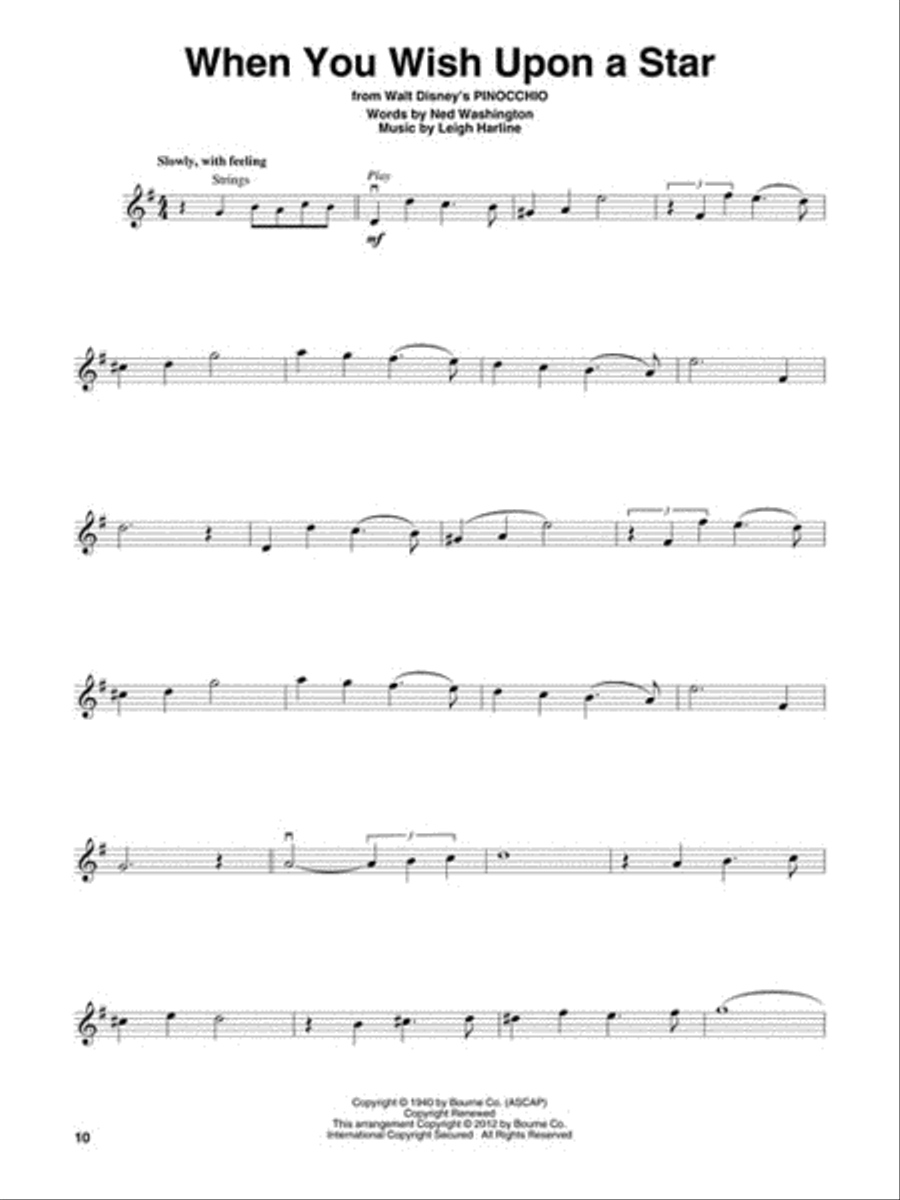 Disney Hits Disney Hits Violin Solo scores gallery preview page 3