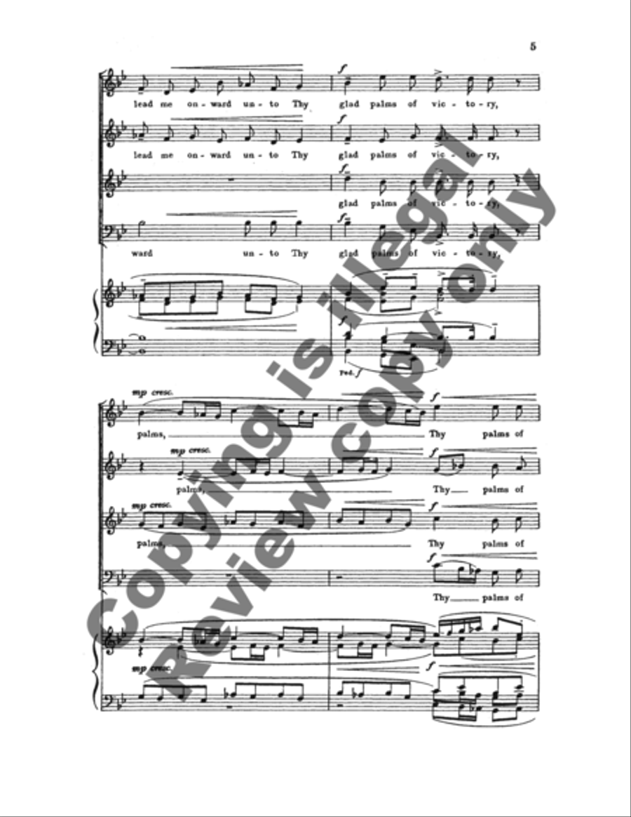 Stabat Mater: Christ, Now at Thy Passion 4-Part scores gallery preview page 9