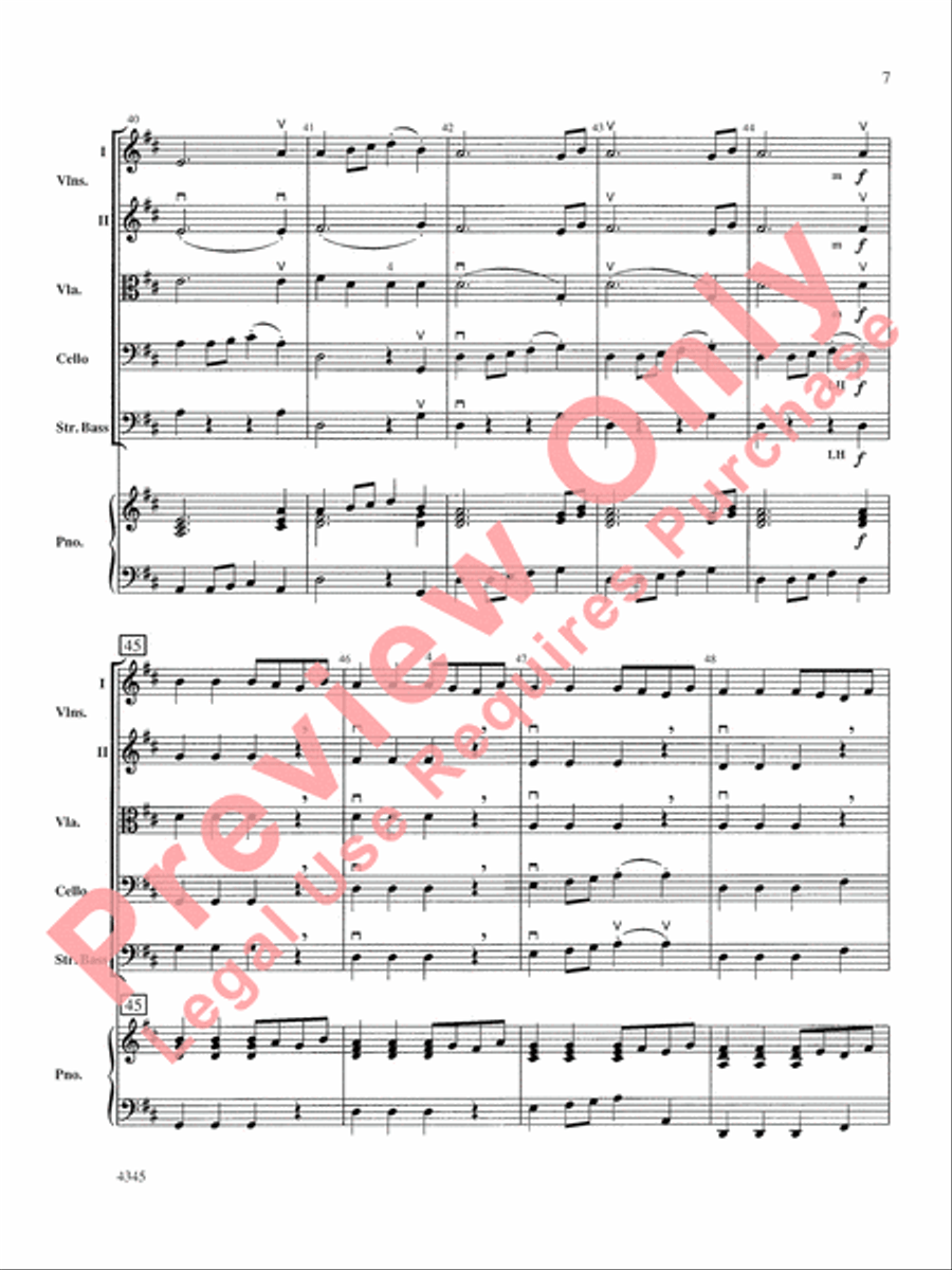 La Rejouissance La Rejouissance String Orchestra scores gallery preview page 8