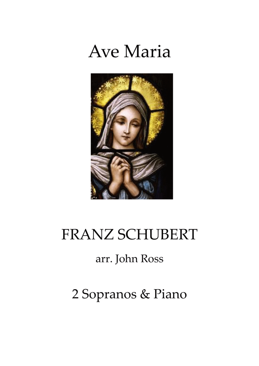 Ave Maria (Schubert) (Vocal duet) Piano scores gallery preview page 1