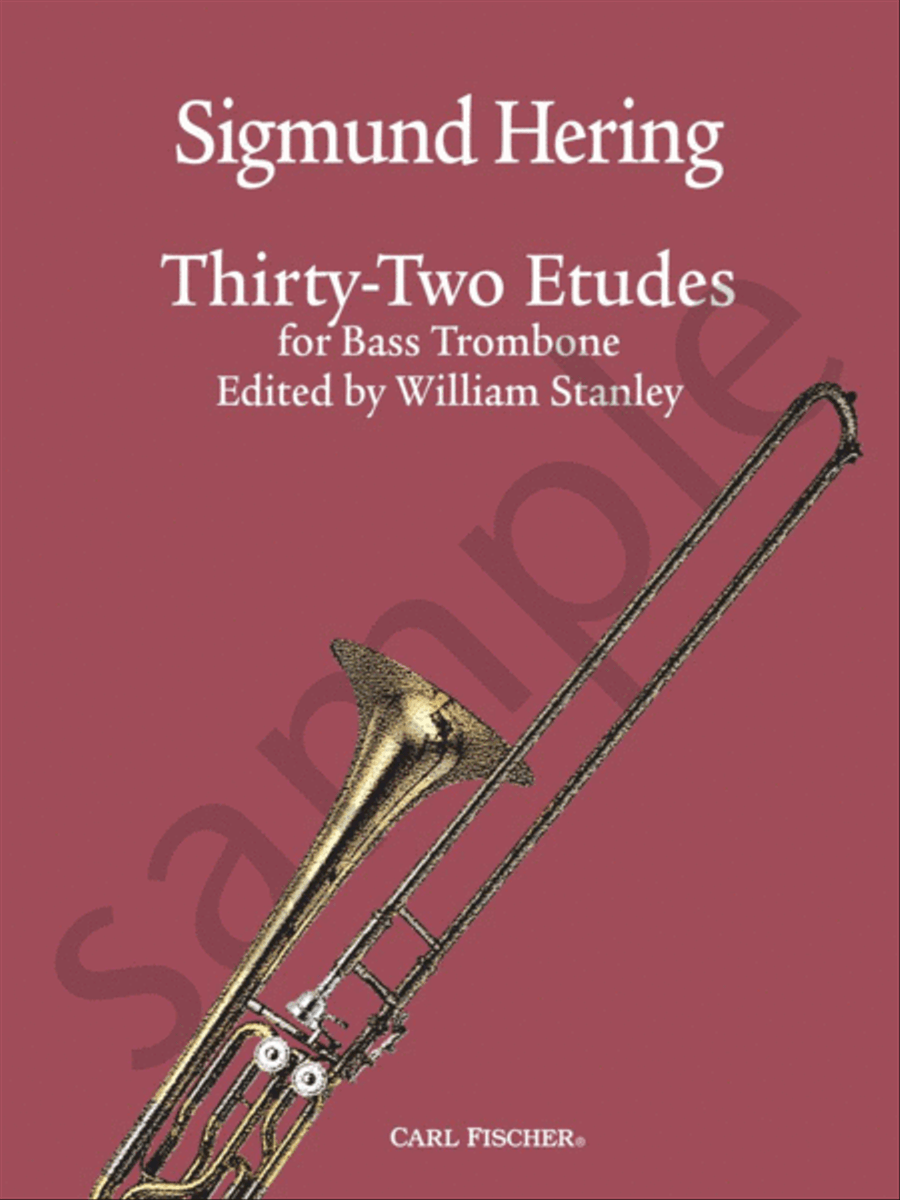 32 Etudes for Bass Trombone Trombone scores gallery preview page 2