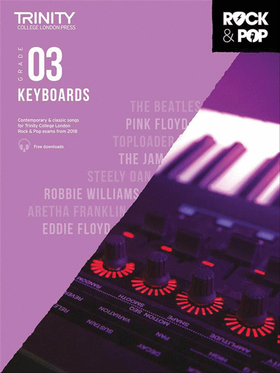 Trinity Rock & Pop 2018 Keyboards Piano Method scores gallery preview page 1