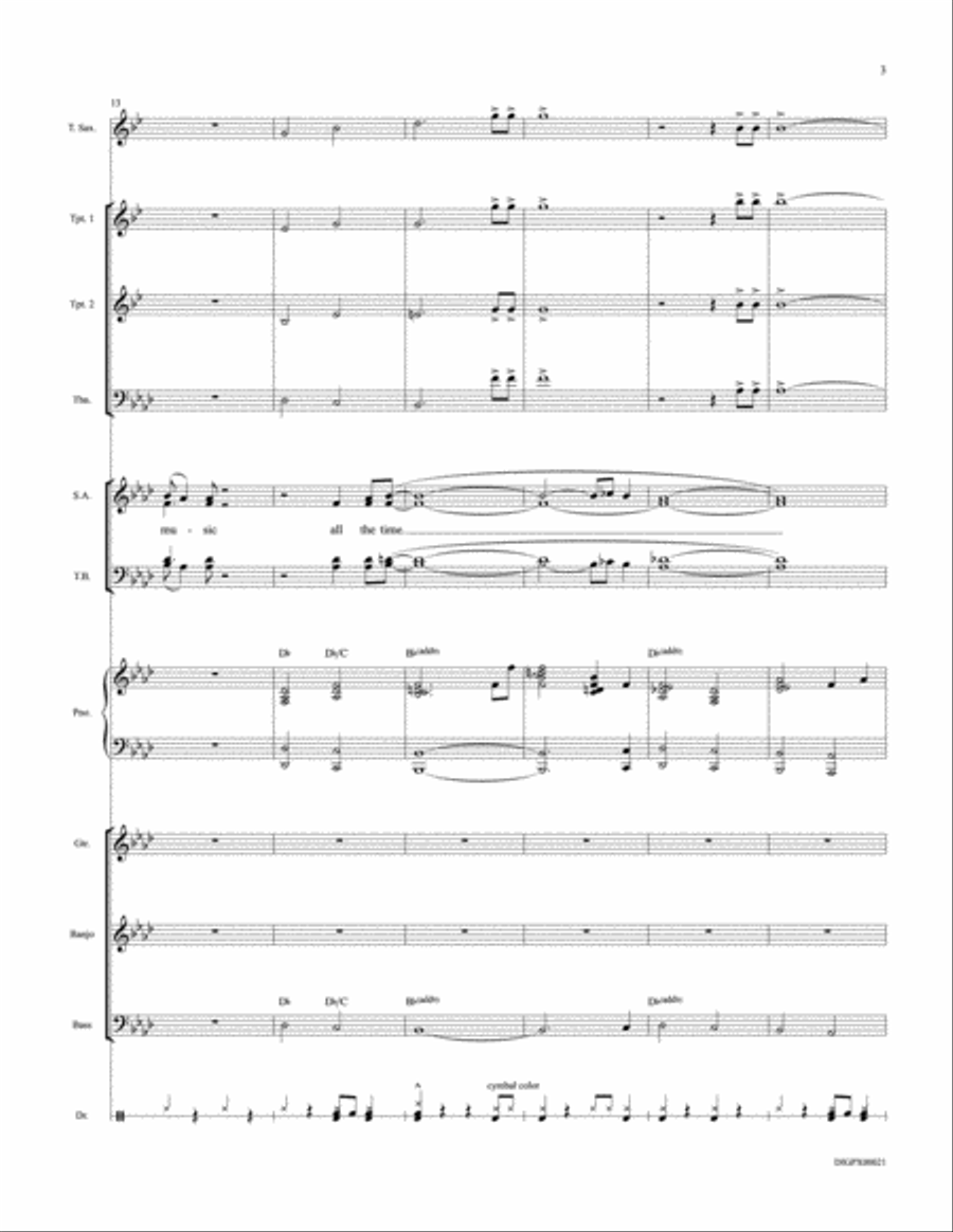 Listen to the Music: Score Score scores gallery preview page 3