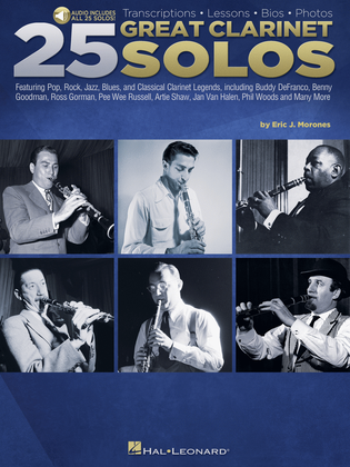 Book cover for 25 Great Clarinet Solos