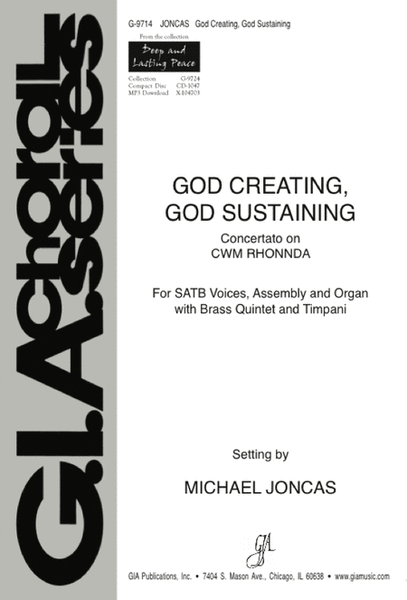 God Creating, God Sustaining - Full Score and Parts