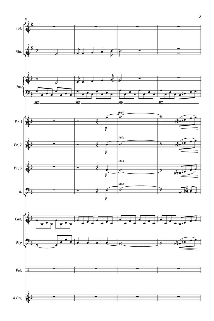 No Surprises No Surprises Large Ensemble scores gallery preview page 3