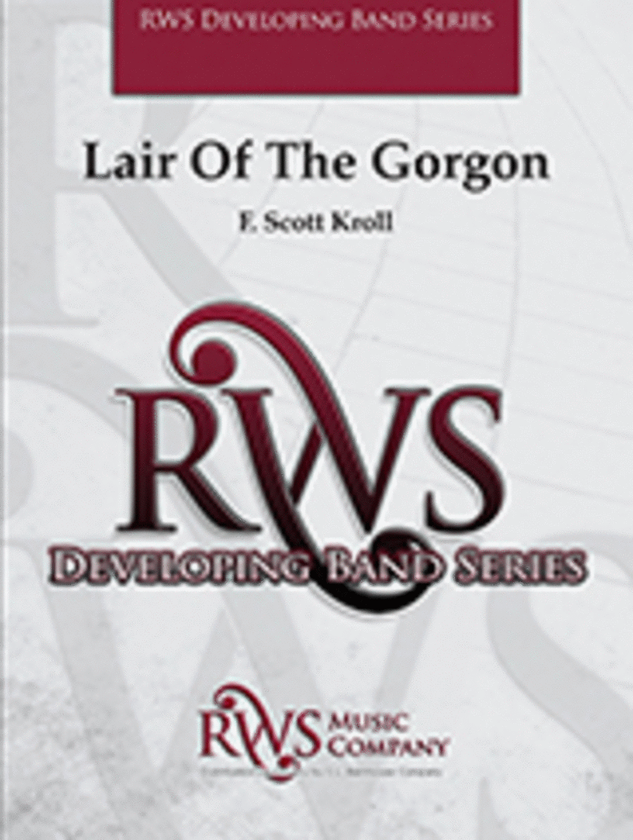 Lair Of The Gorgon Concert Band scores gallery preview page 1