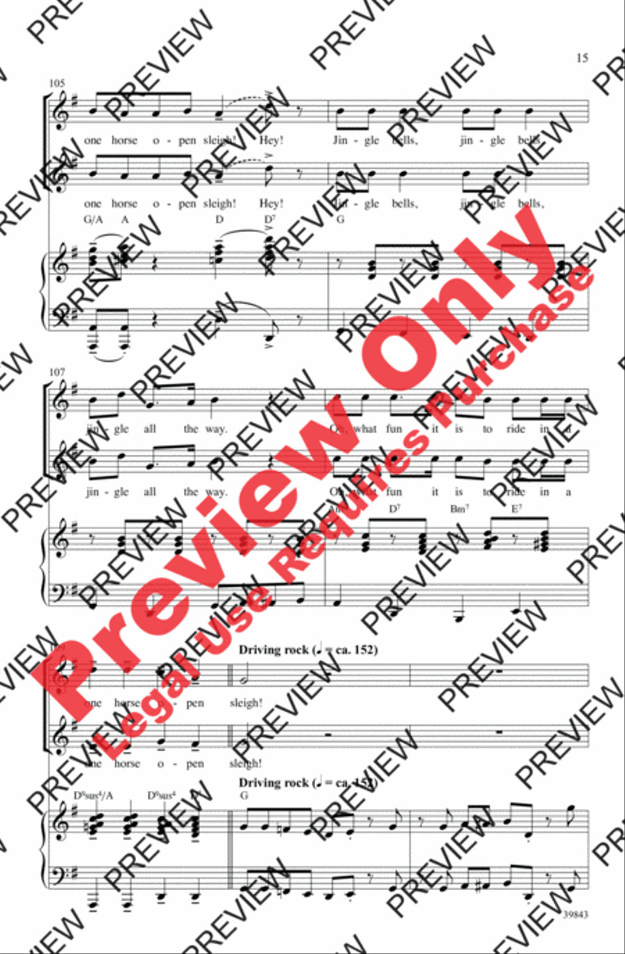 Jolly Jingle Christmas Medley 2-Part scores gallery preview page 34