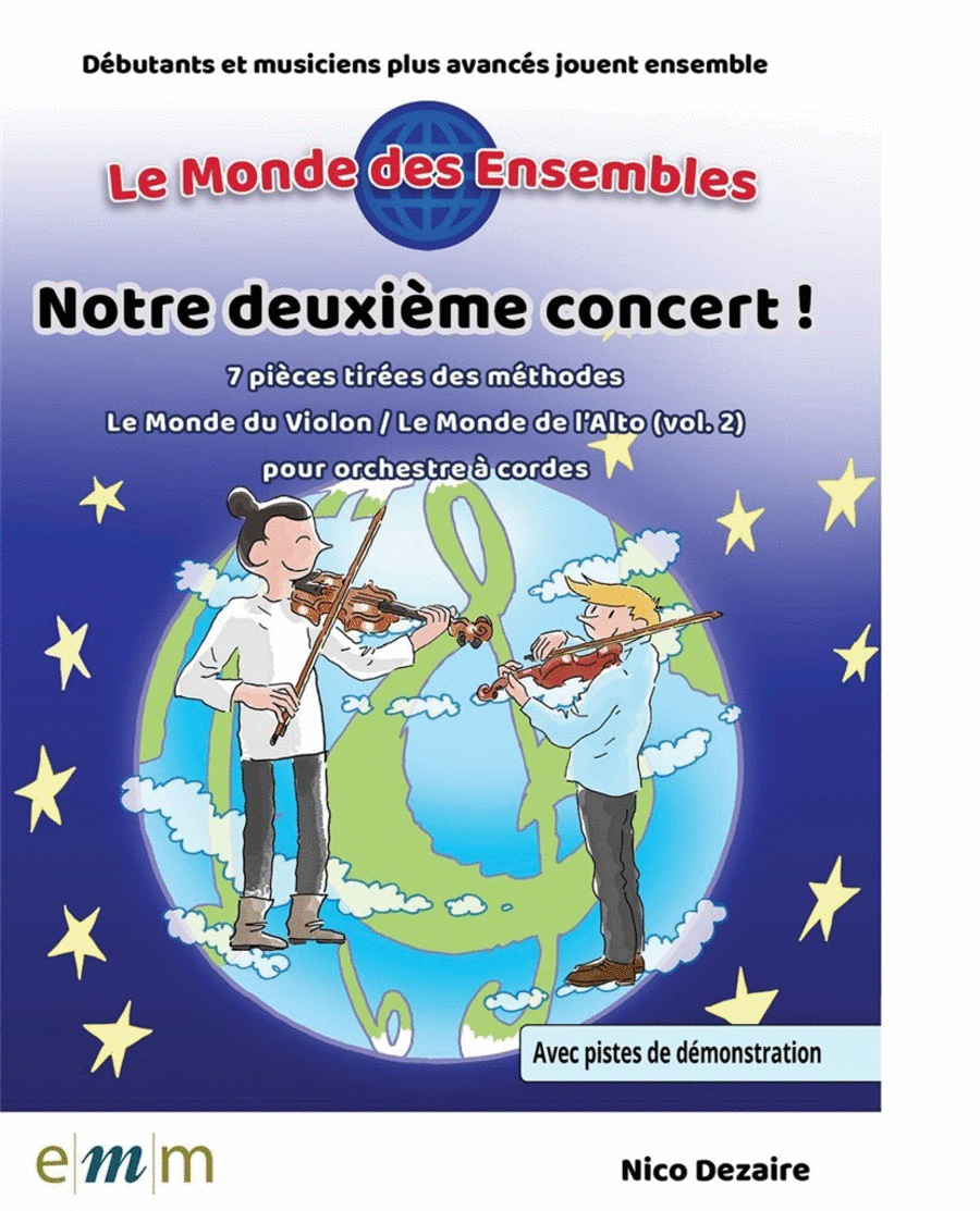 Notre deuxième concert! String Orchestra scores gallery preview page 1