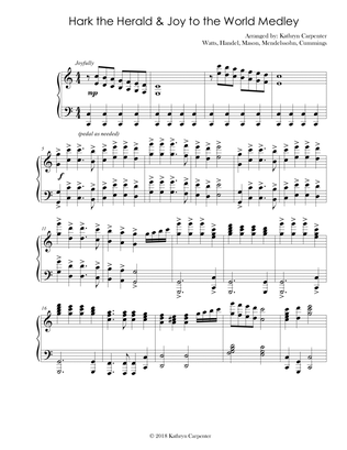 Hark the Herald & Joy to the World Medley (Piano Solo)