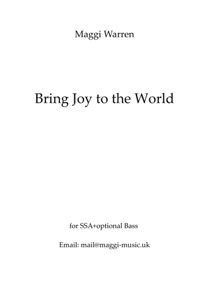 Bring Joy to the World SSA opt. B image number null