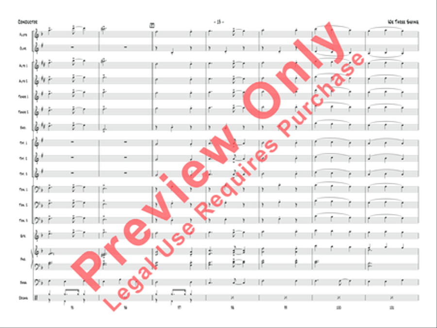 We Three Swing We Three Swing Jazz Ensemble scores gallery preview page 14