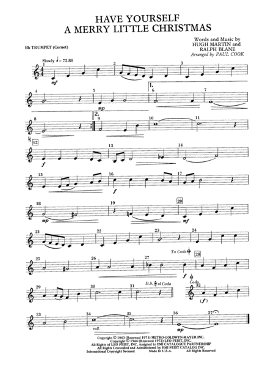 Have yourself a merry little christmas shop jazz piano