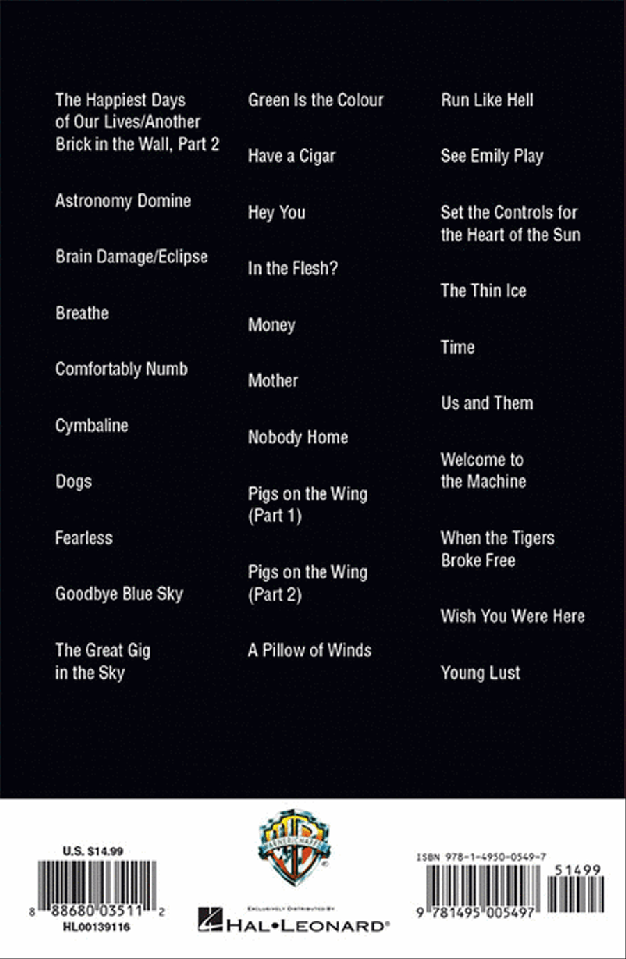 Pink Floyd – Guitar Chord Songbook Guitar scores gallery preview page 7