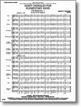 Eight Chorales for Elementary Band