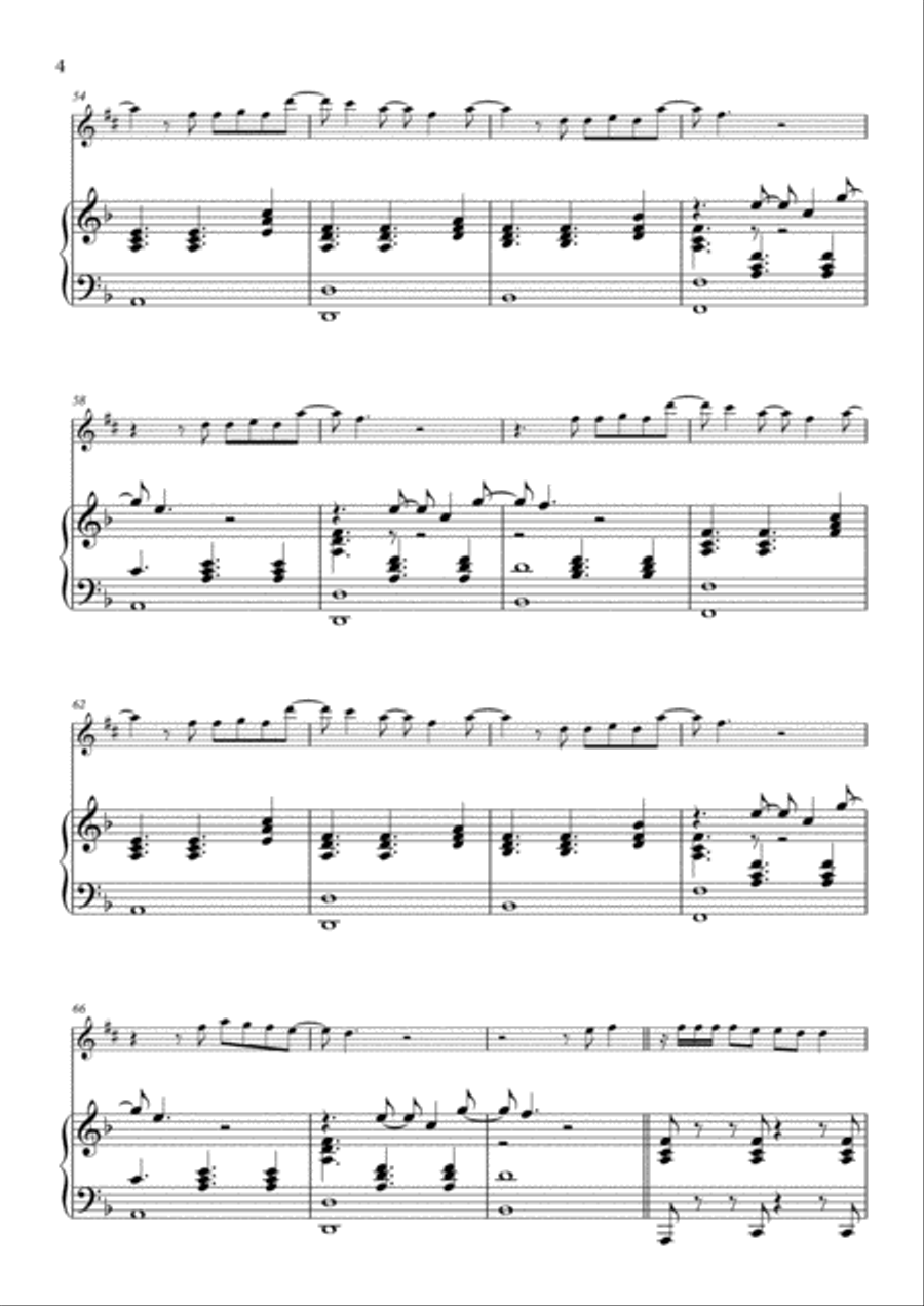 Naked Alto Saxophone scores gallery preview page 4