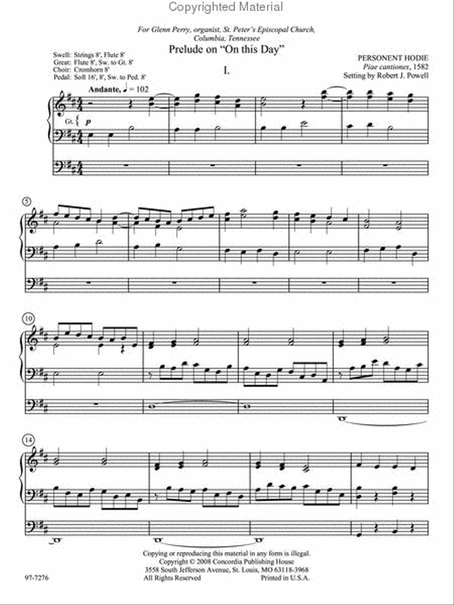 From Realms of Glory Organ scores gallery preview page 2
