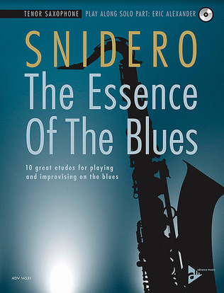 Book cover for The Essence of the Blues -- Tenor Saxophone