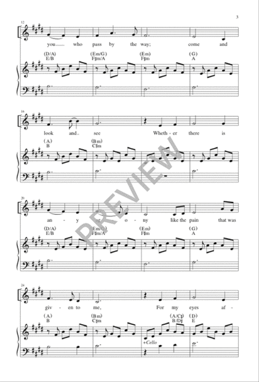 Lamentation 4-Part scores gallery preview page 2