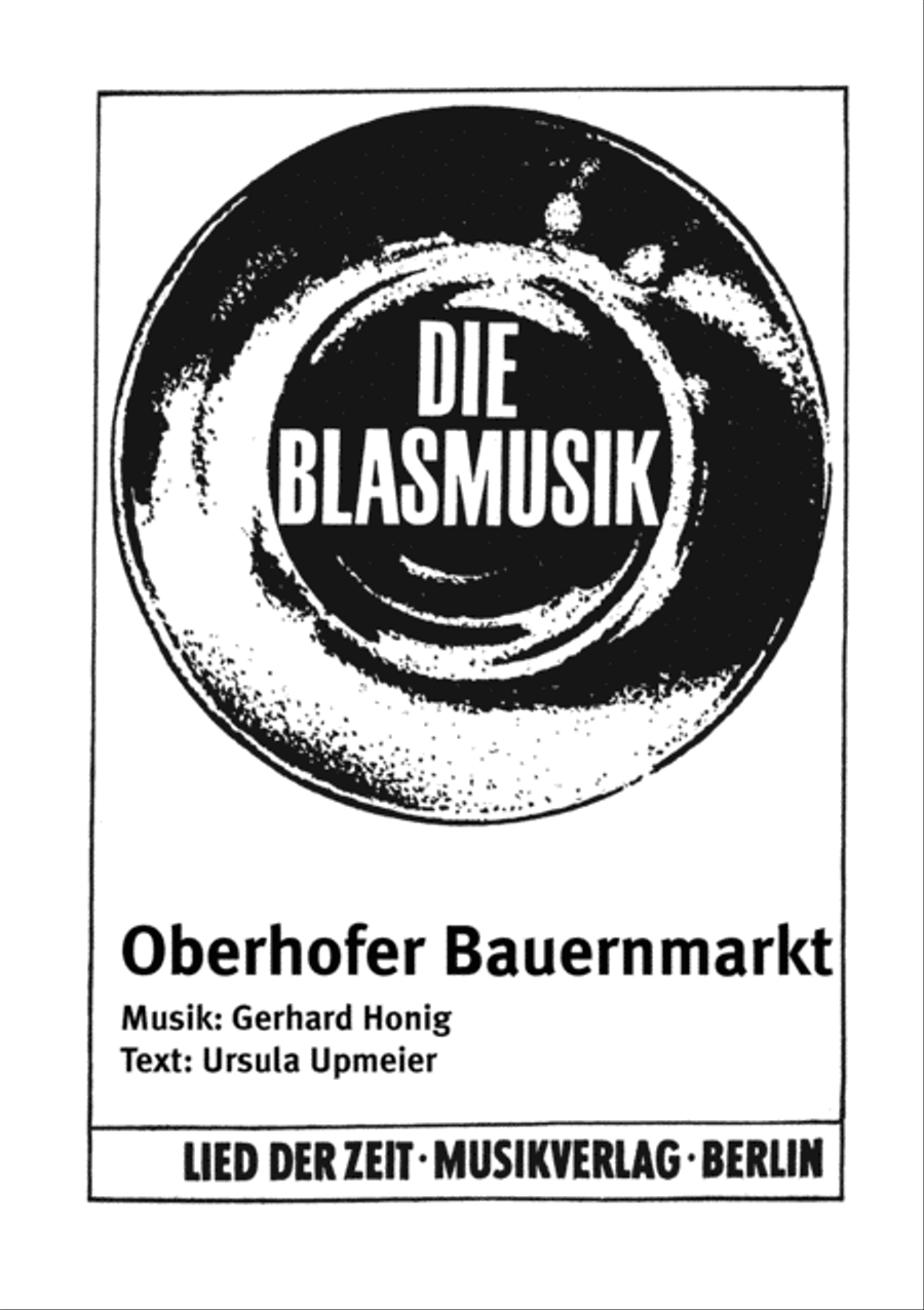 Oberhofer Bauernmarkt Clarinet scores gallery preview page 1