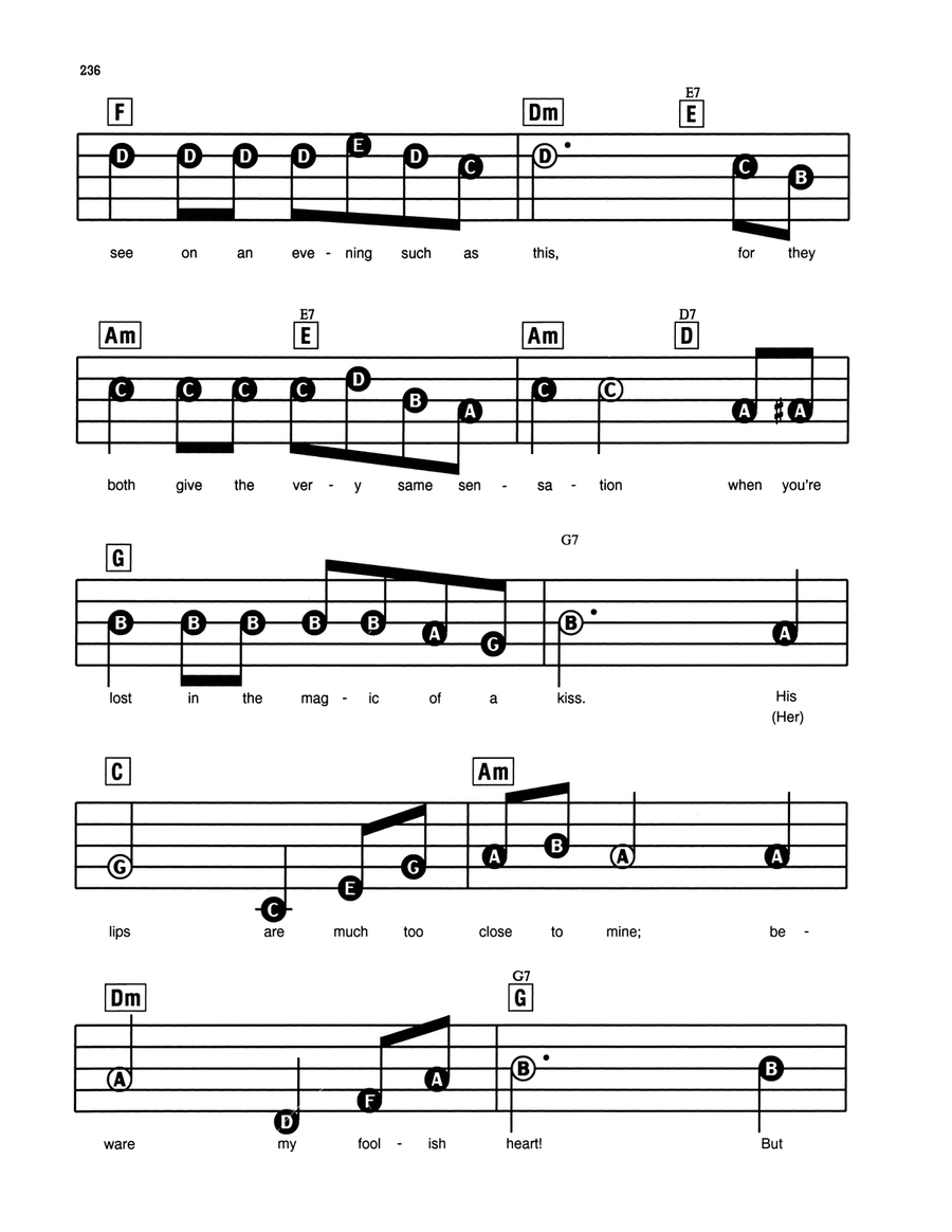 My Foolish Heart Electronic Keyboard scores gallery preview page 2
