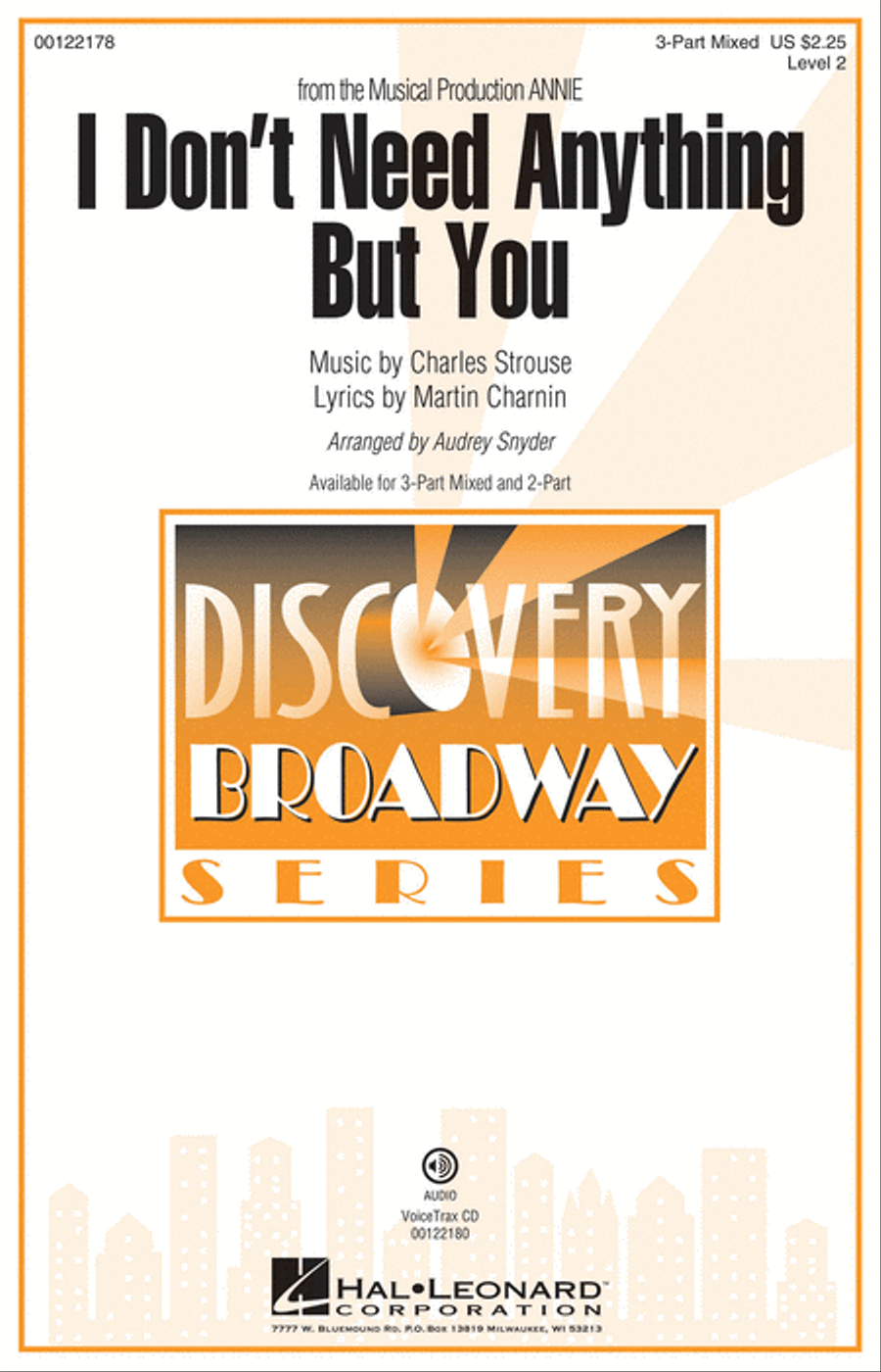 I Don't Need Anything But You Choir scores gallery preview page 1
