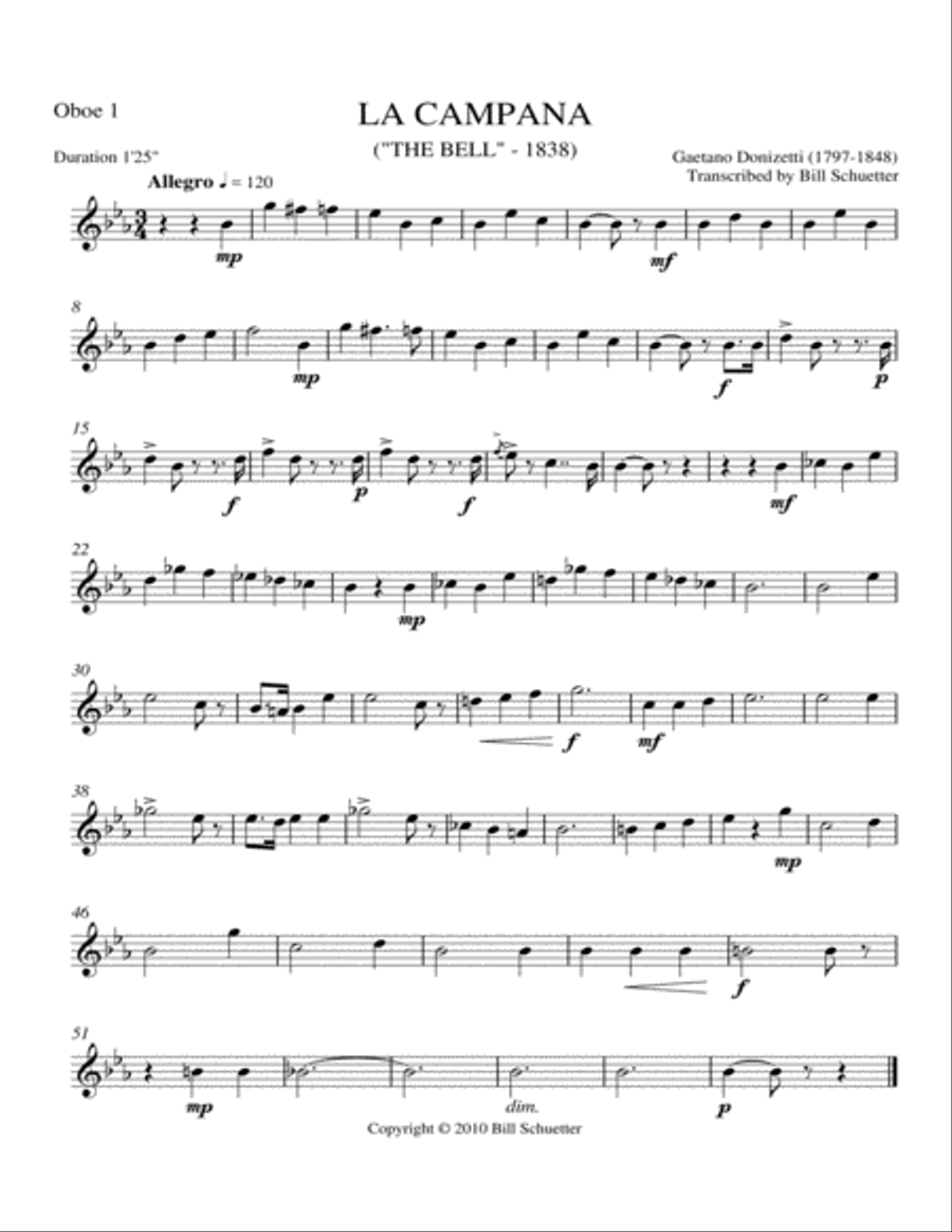 La Campana (The Bell) Bassoon scores gallery preview page 3