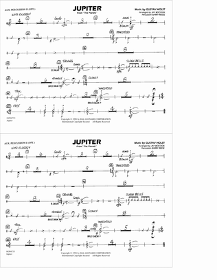 Jupiter (from "The Planets") - Aux. Percussion 2