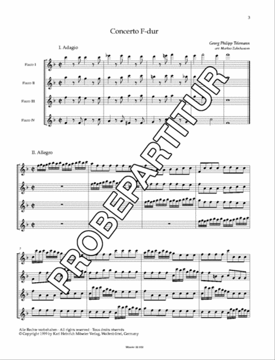 2 Concerti 2 Concerti Alto Recorder scores gallery preview page 4