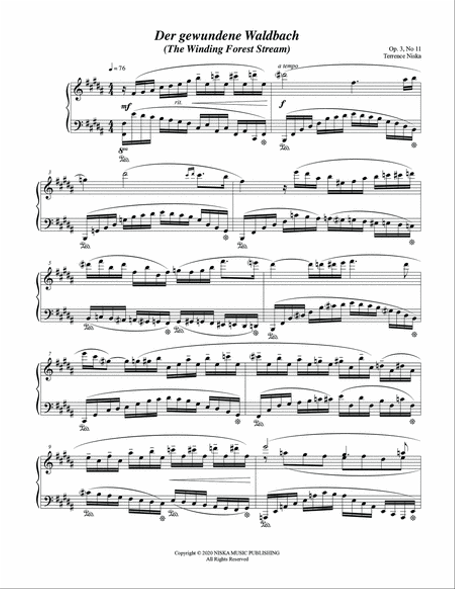 Naturszenen Op. 3, No. 11 