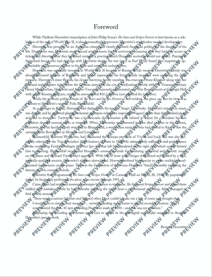 The Stars and Stripes Forever Piano Solo scores gallery preview page 3